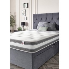 Premium Cashmere 1000 Pocket Sprung Tufted Mattress Luxury Soft Comfort Bed