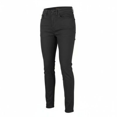 NUDIE JEANS Hightop Tilde Painted Black Women Jeans W27/L32 Coated Skinny Fit *