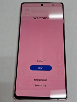 DEFECTIVE -  Samsung Galaxy Note 20 5G - 128GB - Bronze - GSM Unlocked - 11254