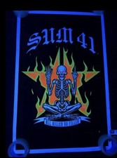 Vintage Y2K Sum 41 All Killer No Filler 2001 Blacklight Poster 34&rdquo;x22&rdquo; Punk NEW