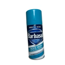 Barbasol Shaving Cream Pacific Rush 7 Oz Menthol Caffeine