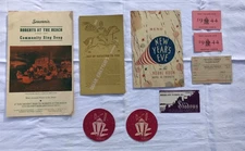 San Francisco Restaurants St. Francis, The Shadows, Mark Hopkins, Roberts 1940s