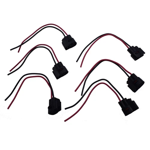 6*Ignition Coil Connector Harness Wire Pigtail For Chrysler Dodge Plymouth V6 - Foto 3 di 7