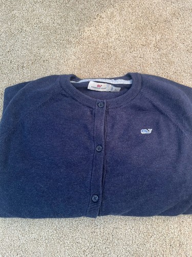 Vineyard Vines Blue Button-Up Sweater, Comfy, Warm, Stylish&Affordable⭐️🐳 - Picture 3 of 3