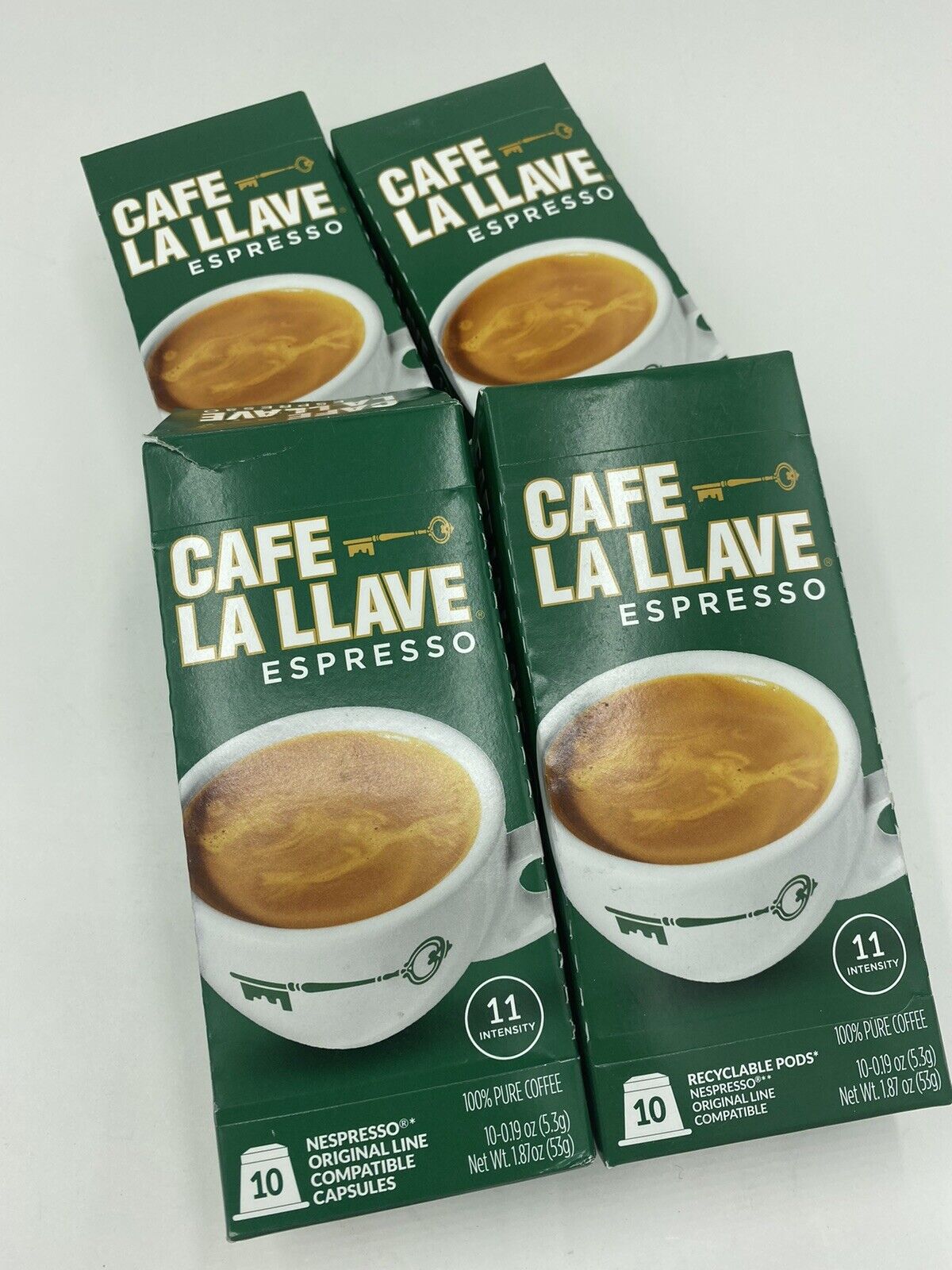 Trænge ind Kompliment Fancy Cafe La Llave Nespresso Coffee Capsules, Intensity 11 (40 capsules)  Guaranteed 72323035502 | eBay