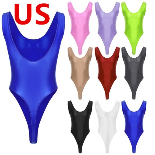 Men's Jumpsuit One Piece Swimsuit Sleeveless Workout Fitness High Cut Romper - Picture 1 of 107