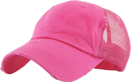 Ponycap Messy High Bun Ponytail Adjustable Mesh Trucker Baseball Cap Hat - Picture 31 of 134