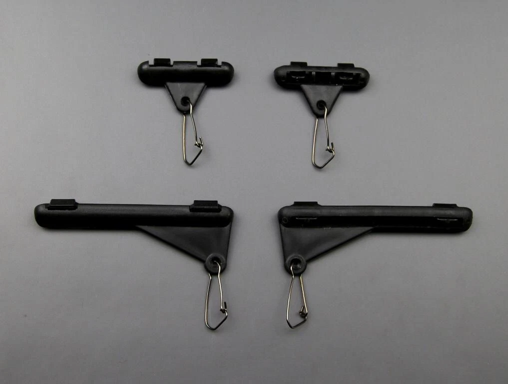 SILANON Kit 30 Pezzi Scivoli Per Lenza Da Pesca Con Gancio A Scatto - Piombi In Acciaio Inox Per Pesca Al Gatto E Surf - 3