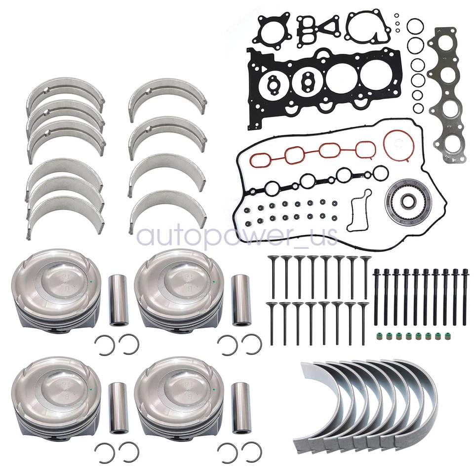 Kit de reconstrucción de revisión de motor G4FD para Hyundai Kia Accent Rio 2012-2016 1,6 L DOHC Foto 3 de 4