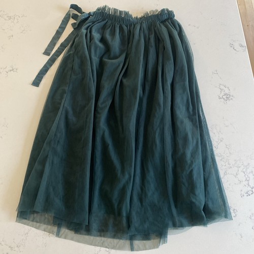 A Monday In Copenhagan Skirt Green Tulle Sz 12y Designer Holiday Attire EUC - Picture 4 of 6