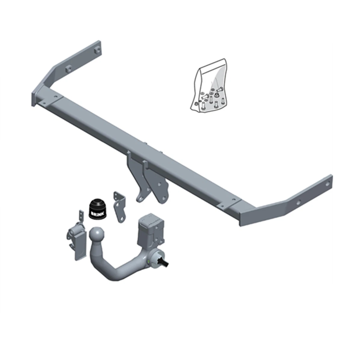 Vw t cross tow bar hot sale