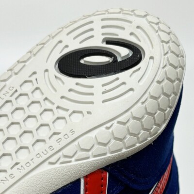 ASICS Wrestling Boxing Shoes 1083A001 EX-EO TWR900 Blue/Red/White