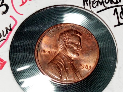Mint Error Coin Lincoln 1c Cent Penny 1983 p Double Rim - Picture 22 of 24