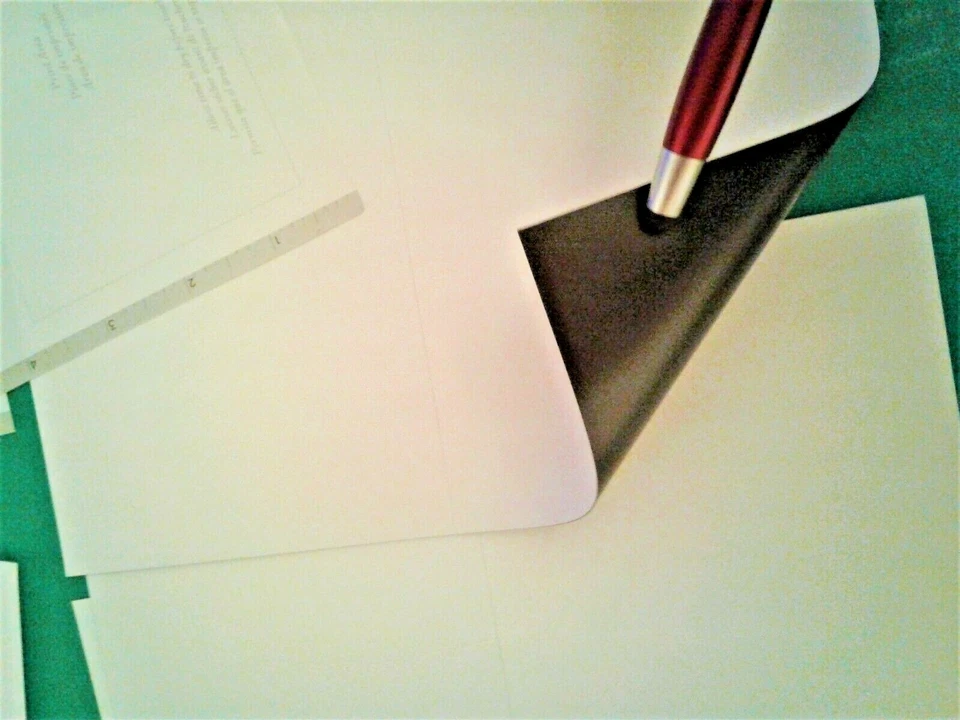 30x IMANES Y SOBRES IMPRIMIBLES, anuncio de bebé boda cumpleaños, 4" x 5" Foto 2 de 4