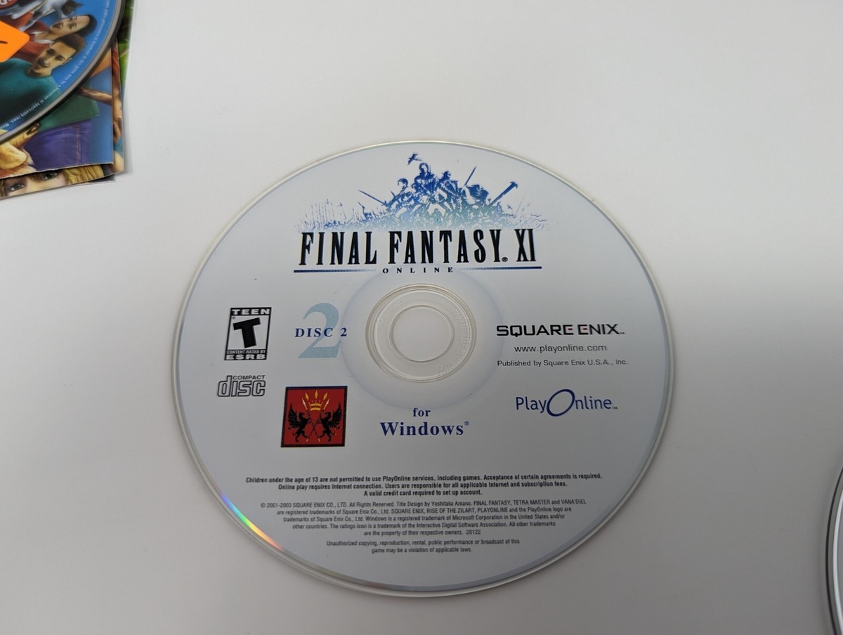 Final Fantasy XI PC CD-ROM 5 Discs Only | eBay