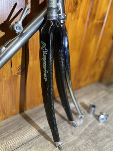 Telaio Trecia Passoni Titanio 1983 Eroica 52x54 Campagnolo Completo 2 Forcelle - Imagen 4 de 18