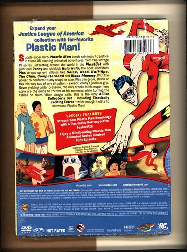 Plastic Man The Complete Series (DVD,2004) Hanna-Barbera Cartoon - Picture 2 of 5