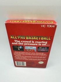 All Pro Basketball  Authentic Complete  Nintendo NES CIB Nice!