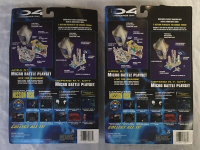 Independence Day ID4 SET OF 2 MICRO BATTLES PLAYSET Item No:30667