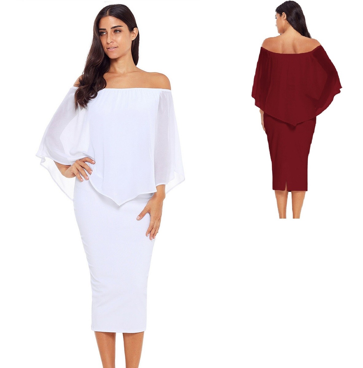 sheer ruffle shoulder cocktail dress Sheer Ruffle Shoulder Cocktail Dress