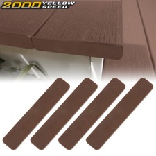 Fit For TREX Rectangular Plastic Decking boards End Cap (4pcs)  5.5” Brown New
