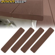 Fit For TREX Rectangular Plastic Decking boards End Cap (4pcs)  5.5” Brown New