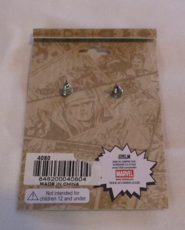 JUEGO DE ARETES Y BARACELET CARA HOMBRE ARAÑA Marvel Comics Foto 2 de 4