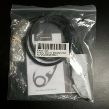 Motorola RKN4101A Professional Radio Microphone 18" Replacement Cable__