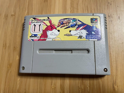 USED Super Bomberman 5 Super Famicom SFC SNES Nintendo Japan