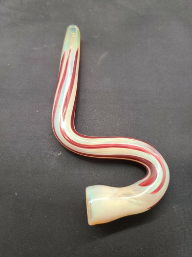 4.5" SMOKING TOBACCO HITTER ART HAND SHERLOCK PIPA USA TOBACCO HEAVY BLOWN GLASS - Picture 2 of 12