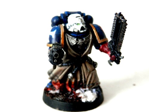 A16 WARHAMMER SPACE MARINES ARMY - CRIMSON FIST TERMINATOR STANDARD & VETERAN - Picture 2 of 5