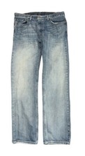 Levi s 505 Men s Size 36 X 34 Jeans Blue Denim Regular Fit Red Tab Straight Leg