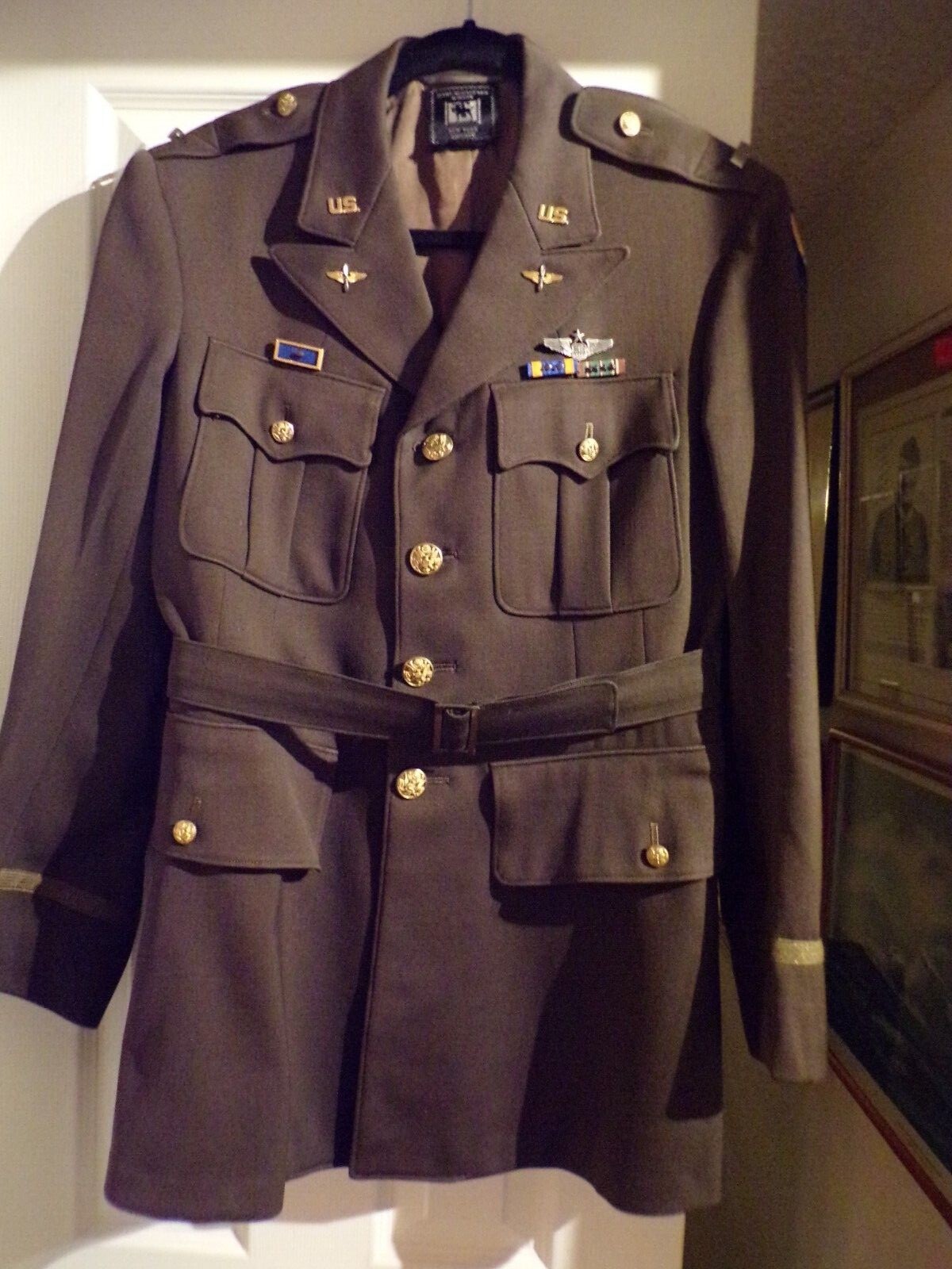 WW2/USAAF/Original/Aviation Officer Jacket/Mgf.Hart S… Gem