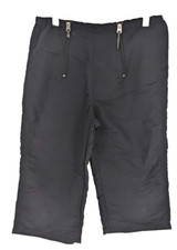 NIKE Women's Sz Small S Nylon Polyester Black Hiking Outdoors Capri Pants  89