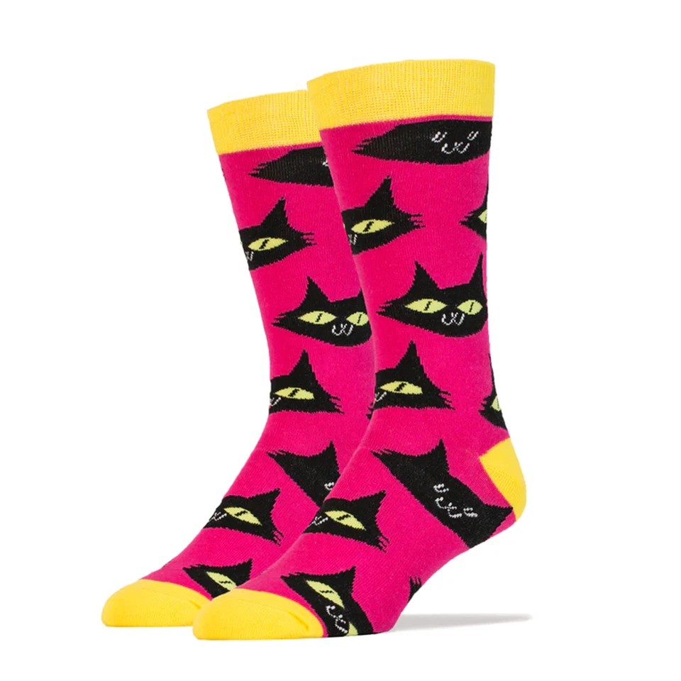 Calcetines Oooh Yeah The Cat's Meow para hombre calcetines de vestir OSFM talla 8-13 regálale Foto 2 de 4