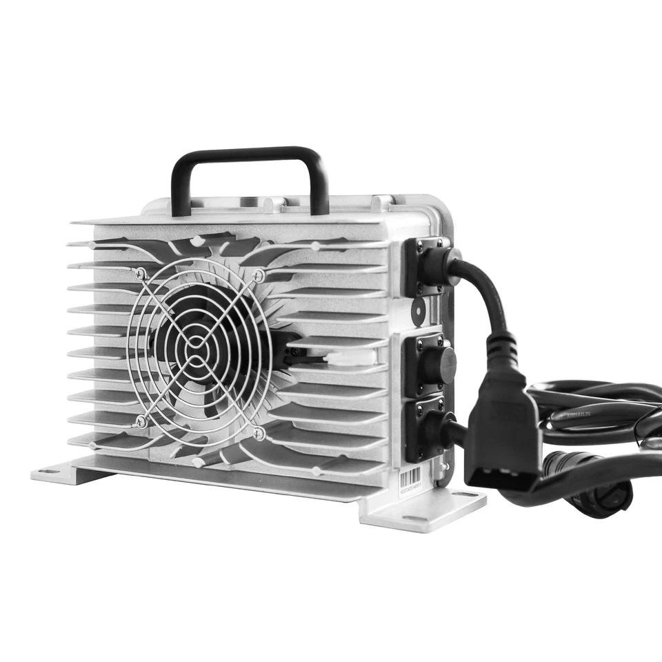 Cargador de batería inteligente de litio 48V 30A LifePO4 para carro de golf EZGO Club Car Yamaha Foto 3 de 4