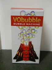 Vobubble Volcano Bubble Machine Kid's Table Top Toy Battery Operated w/ Bubbles