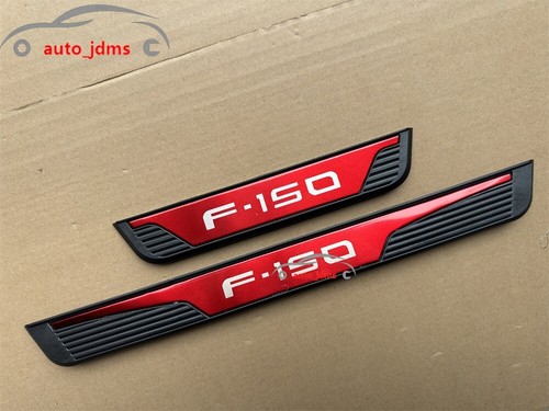 For Ford F-150 Accessories Door Sill Scuff Plate Cover Protector Guard Trims X4 - Picture 3 of 24