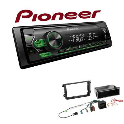Pioneer Autoradio Android USB AUX mit Einbauset für Skoda Yeti 5L ab 2009