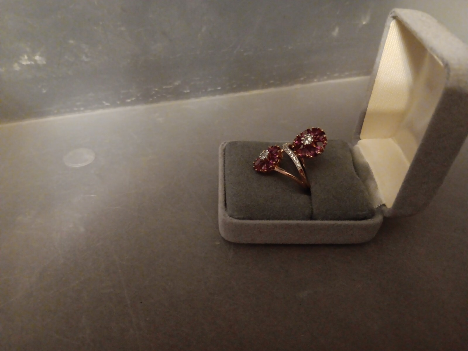 Raspberry Garnet Ring - image 2