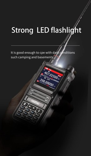 RT-470X Full Band Ham Radio 256-kanałowe pasmo powietrzne Dwukierunkowe radio Amatorskie radio Nowe - Zdjęcie 23 z 25