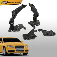 4PCS Fit For 2008-2012 Audi A4 B8 S4 Headlight Mount Bracket Support Base Plate 