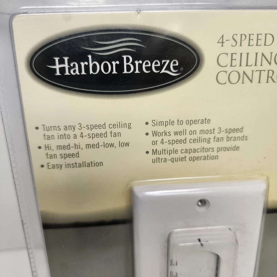 Control de ventilador de techo Harbor Breeze 4 velocidades #130624 - Modelo WM-6WWL Foto 4 de 4