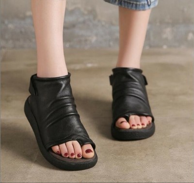 soft leather boho sandals
