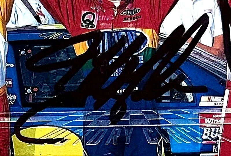 Jeff Gordon, Terry Labonte & Ricky Craven NASCAR Upper Deck Autographed Signed - Image 3 of 4