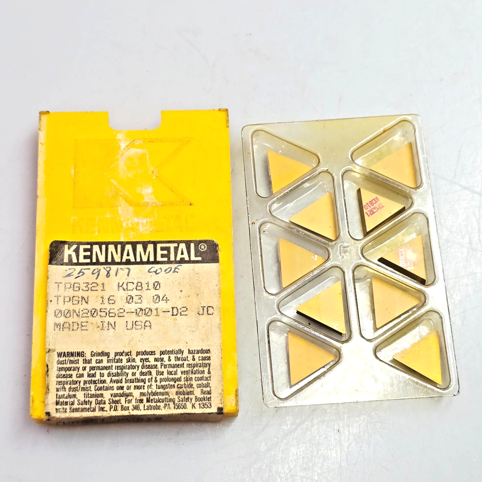 TPG-221 C2 CARBIDE INSERT Pack Of 10 - View #11