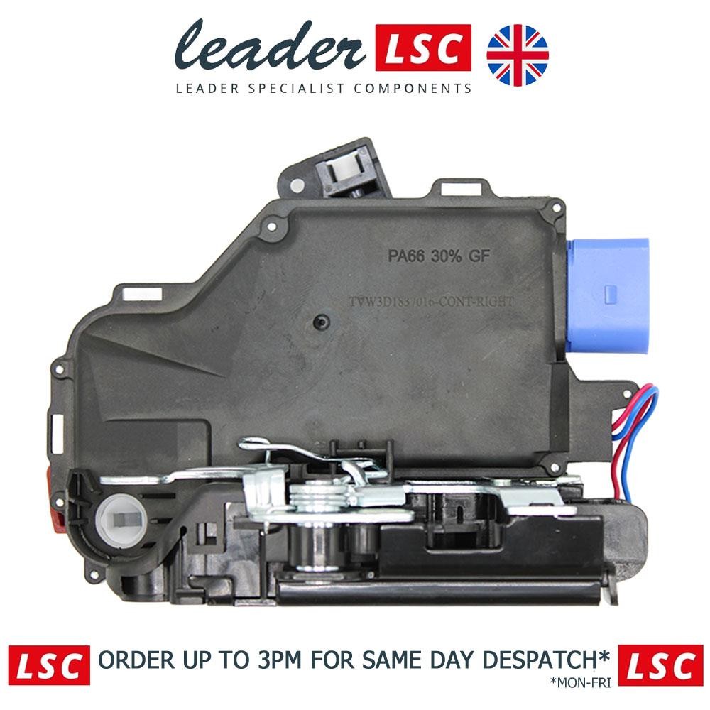 Right Front Central Locking Door Lock VW Caddy Golf Jetta Touran 3D1837016A New
