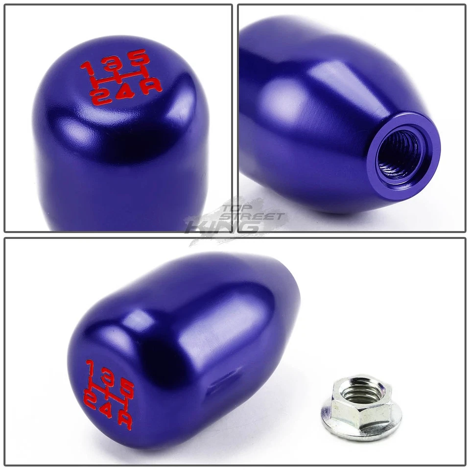 PARA HONDA/ACURA AZUL M10 X 1.5 TIPO R NEGRO MANUAL 5 VELOCIDADES MT PERILLA DE CAMBIO DE MARCHAS Foto 2 de 3