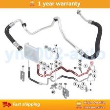 17227636880 Engine Oil Cooler Hose Pipe Outlet For BMW 5 6 7 Series 535i 740Li