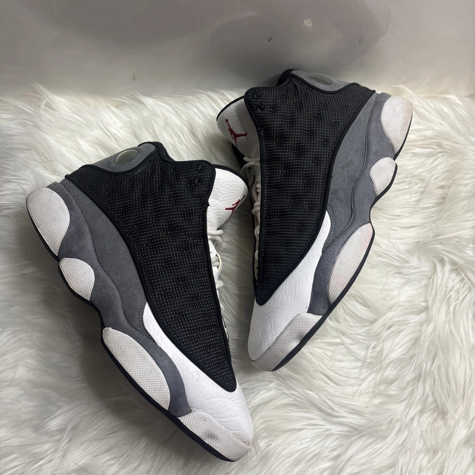 Size 8.5 - Air Jordan 13 Retro Black Flint (DJ5982-060) - Image 2 of 4